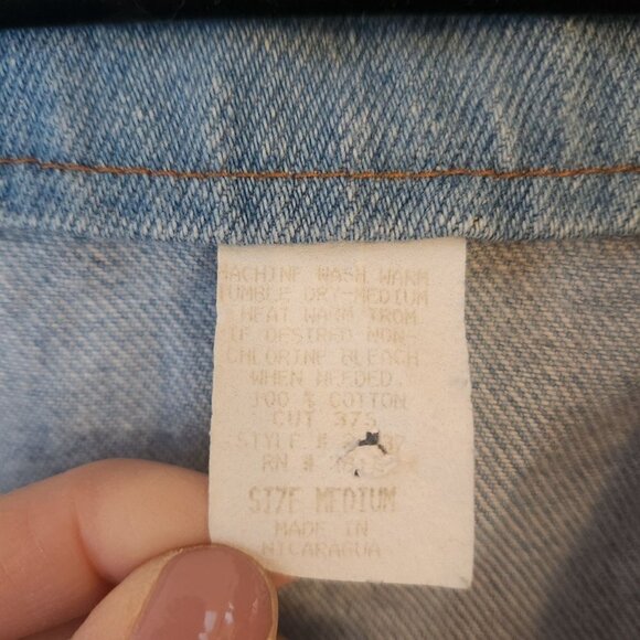 VTG Olympic Games Collection by Terry Denim Vest Tommy Hilfiger Atlanta 1996 M - Picture 5 of 5